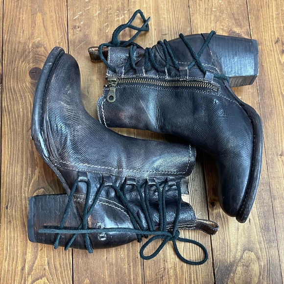 Bed|Stu Blaire booties Womens size 7 dark brown black color - Picture 5 of 10